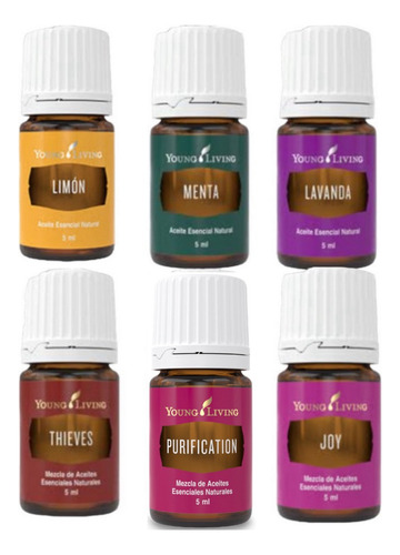 Kit 6 Aceites Esenciales Y Difusor (Usado)