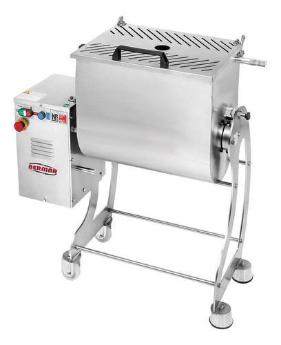 Misturadeira De Carne 100l Bm107nr Bermar Aço Inox 220v Berm 110v