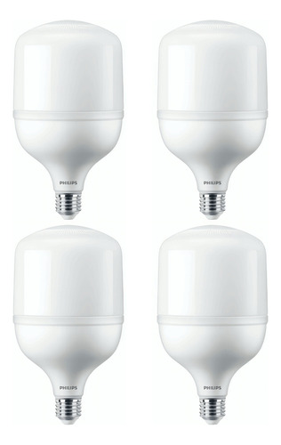 Combo X4 Ampolleta Lampara Led 40w E27 Philips Core Luz Fria