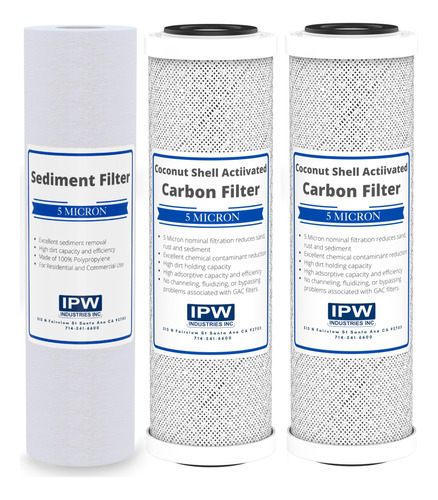 Filtro Compatible Kr10 - Carbon Block & Sediment