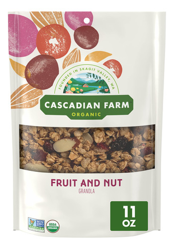 Cascadian Farm Granola Organica, Cereales De Frutas Y Nueces