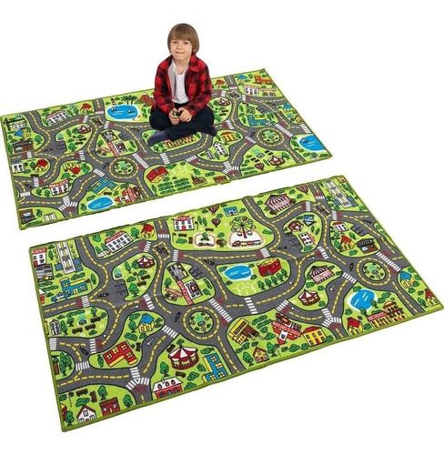 Joyin Juego De 2 Alfombrillas De Juego City Life Para Ni