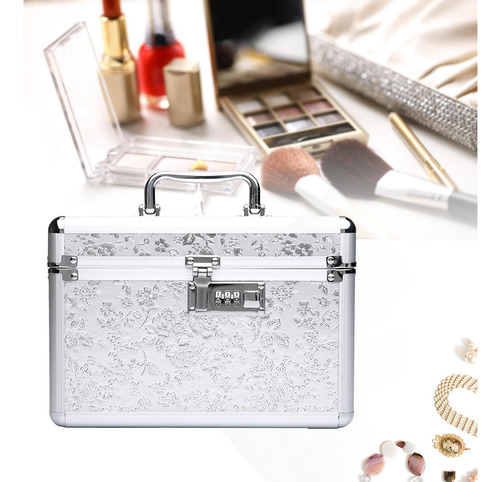 Vanity Case Organizador De Caja De Maquillaje Con L Argenta