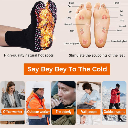 Calcetines Térmicos De Invierno De 5 Piezas Para Hombre Y Mu