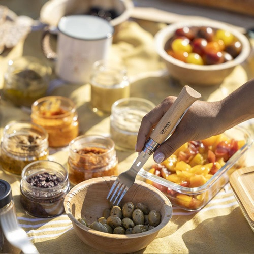 Set Completo Opinel Para Picnic 4pc Gris