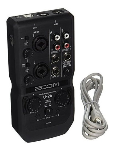 Zoom U24 Canal Interfaz De Audio