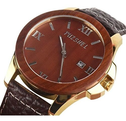 Reloj Puzshel Para Hombre Con Aspecto Clasico Y Rico, Marco