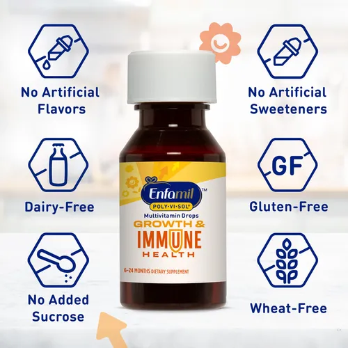 Suplemento Multivitamínico Líquido Enfamil Poly-vi-sol 50ml