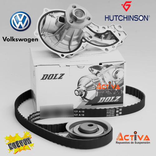 Imagen 3 de 5 de Kit Distribucion Gol G1 Motor Audi 1.6 Nafta + Bomba De Agua