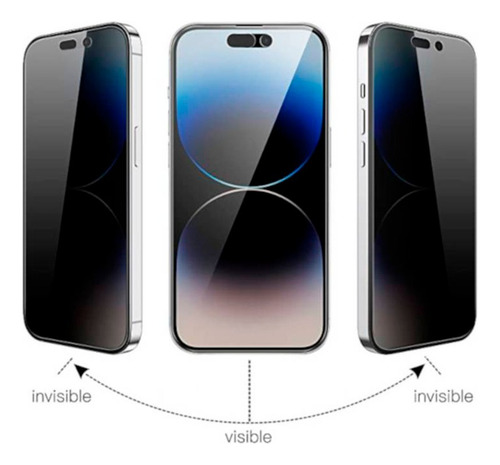 Imagen 2 de 2 de Protector Cerámico Antiespia iPhone Línea 14 - Coolcase