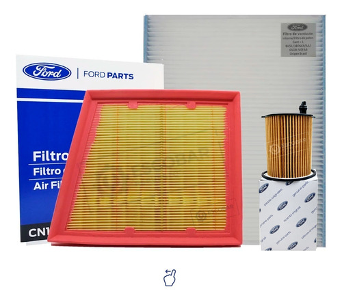 Kit 3 Filtros Aceite + Aire + Polen Ford Ecosport 1.5 Diesel