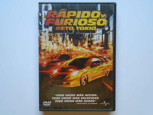 Rápido Y Furioso: Reto Tokio Dvd 2006 Universal Studios