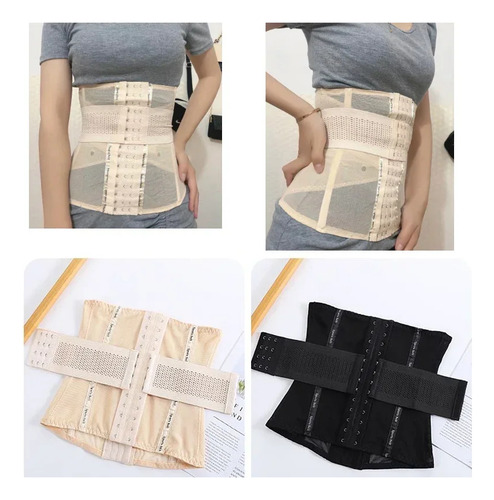 Ropa Interior Invisible Con Doble Cinturón Para Adelgazar Y