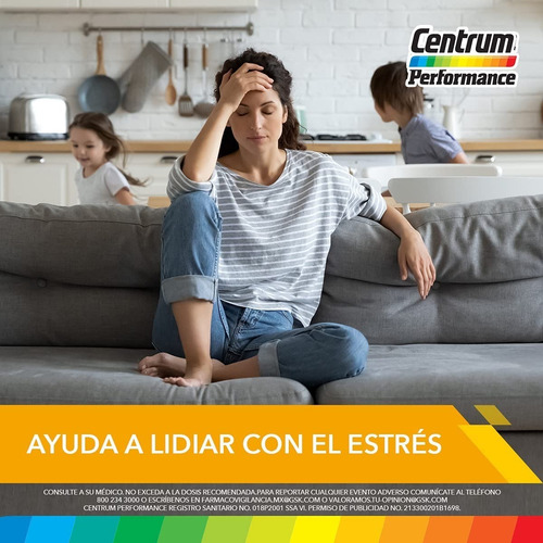 Imagen 9 de 9 de Centrum Performance C/100 Tabletas Multivitaminico Adultos
