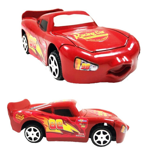 Imagem 2 de 9 de Kit 8 Carrinhos Fricção Filme Carros 3 Relampago Mcqueen