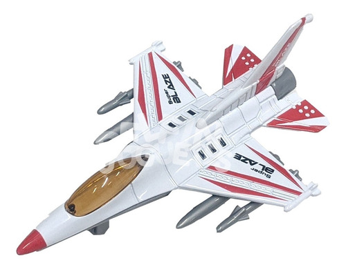 Avión Militar Metal De Guerra A Fricción Escala 1:130