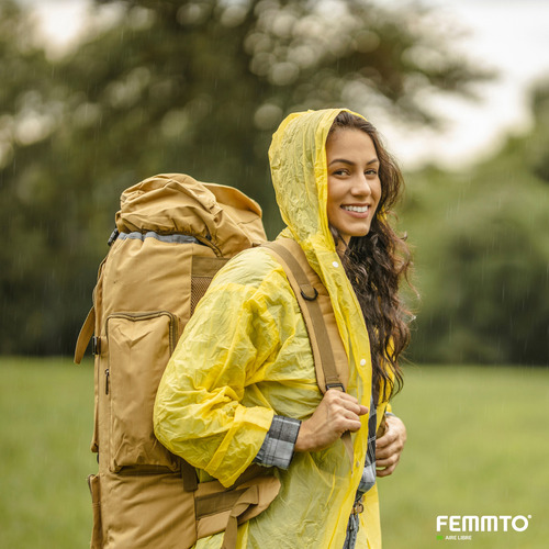 Imagen 8 de 9 de Mochila Tactica Camping 70-100 Lts Mochilero Ampliable Color Caqui
