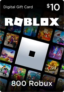 Tarjeta De 10$/800 Robux Roblox - Digital