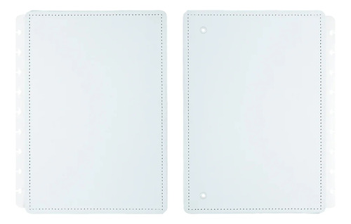 Capa E Contracapa Caderno Inteligente Médio All White