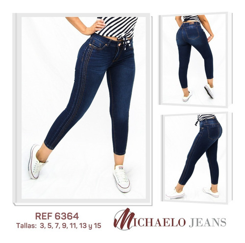 Jeans Dama Corte Colombiano Capri Michaelo Jeans Ref6364