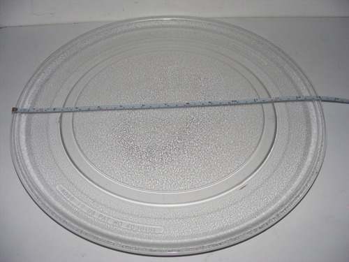 Imagen 3 de 4 de Plato Para Microondas De 36 Cm Diámetro/ Base Plana