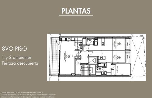 Venta Departamento 1 Ambiente A Estrenar Balcon
