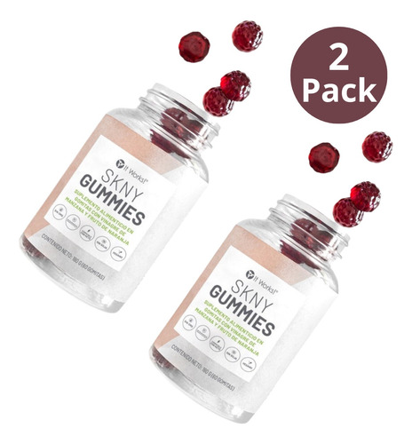 Skny Gummies Originales!!! 2 Pack - 120 Pzas It Works!