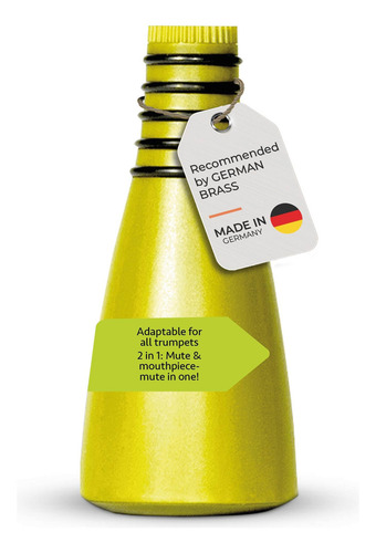 Silenciador De Trompeta Alemán Amarillo Adaptable Ews