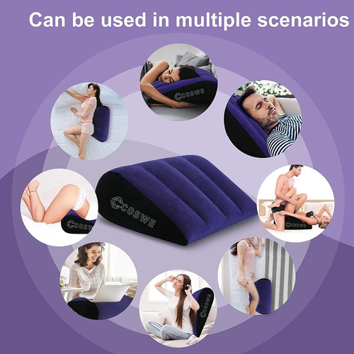 Almohada En Forma De Cuña Coswe, Almohada Lumbar Triangular