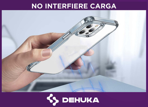 Funda Para iPhone 14 Pro Transparente Dehuka Carcasa Protectora Antigolpes De Calidad