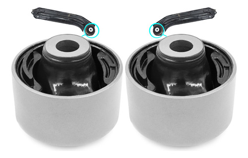 Kit 2 Buchas Braço Facão Suspensão Traseira Gm Captiva