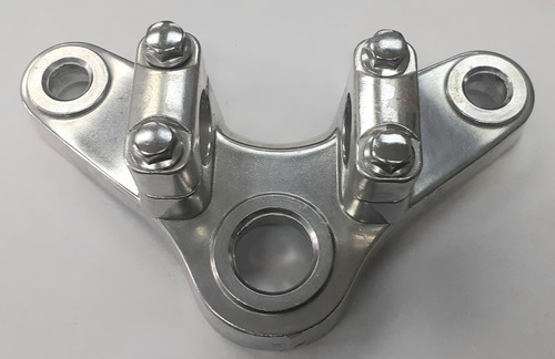  T Superior De Aluminio, Base Para Volante-moto Jaguar 150cc