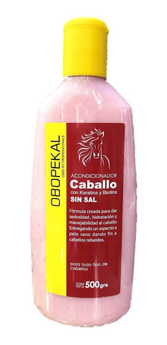 Shampoo O Acondicionado Caballo Obopekal 500ml  