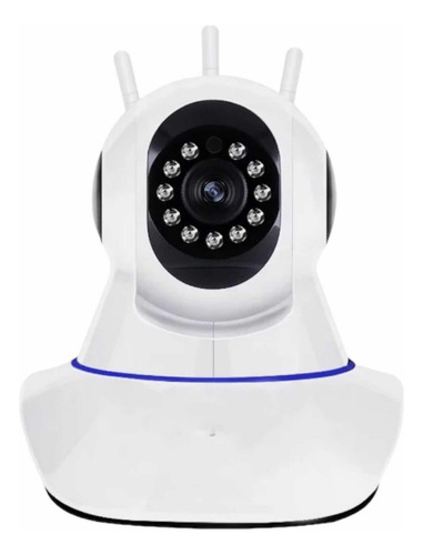 Cámara De Seguridad Wifi Robótica Visión Noctur Color Blanco