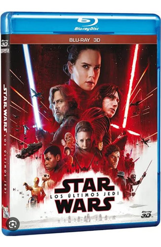 Star Wars Los Ultimos Jedi En Disco Bluray 3d Full H D 