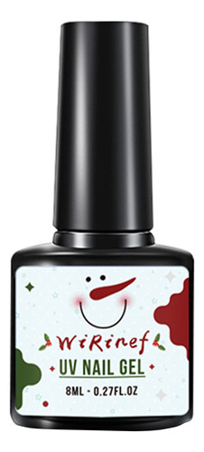 Y Christmas Manicure Esmalte De Uñas Con Forma De Muñeco De