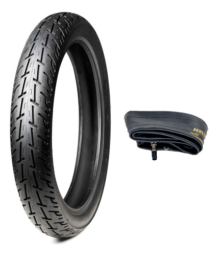 Pneu Flashtyre 80/100-14 Fs10 +1 Câmara Pop 110 Biz 100 125