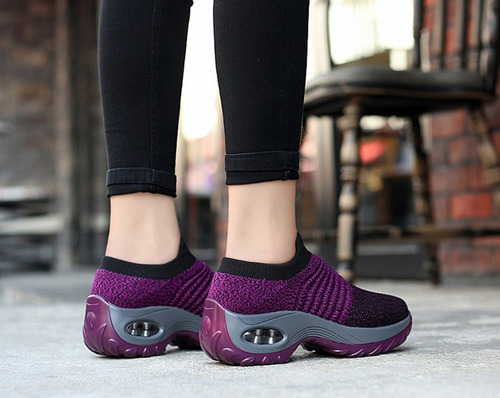 Zapatos Con Colchón De Aire Antideslizantes Para Mujer 