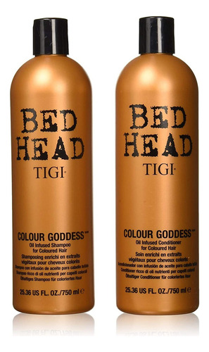 Tigi Bed Head Colour Goodless Shampoo + Acond 750 Ml