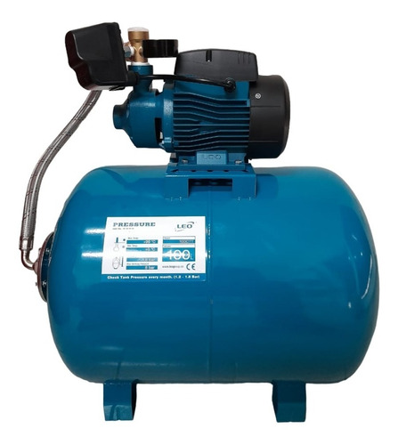 Hidrocompacto De 100 Lts, Bomba De 2 Hp Periferica 220v Leo