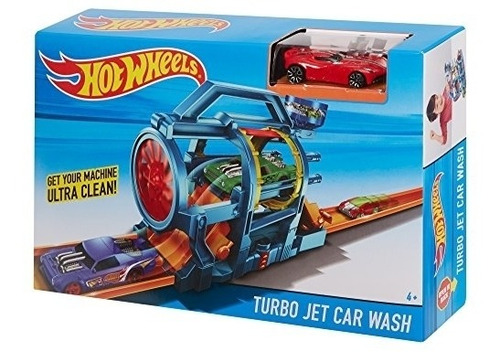 Hot Wheels Turbo Jet Car Wash Playset -