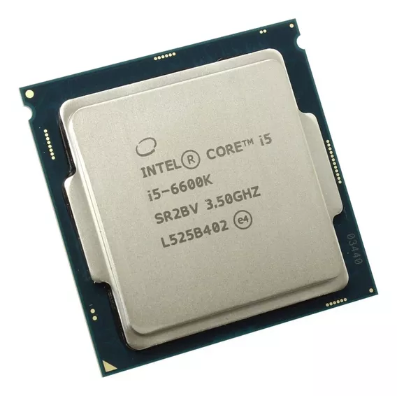 Procesador gamer Intel Core i5-6600K CM8066201920300 de 4 núcleos y 3.9GHz de frecuencia con gráfica integrada