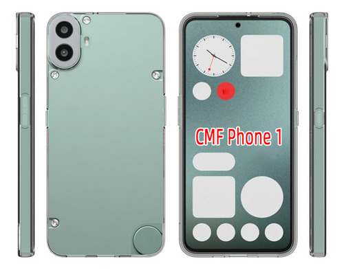 Funda Cmf By Nothing Phone 1 De Silicona Transparente Mate U