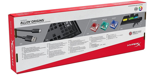 Hyperx Alloy Origins - Mechanical Gaming Keyboard, Softwa...
