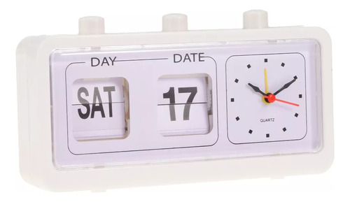 Reloj Digital De Pared Con Tapa, Calendario, Estilo Retro, M