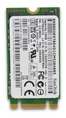 Ssd M2 Sk Hynix 16gb Sata 6.0gb Notebook