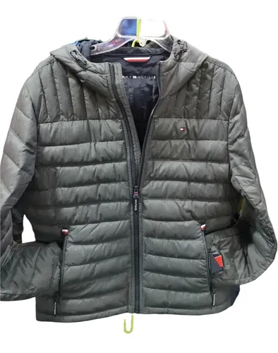 Chamarra tommy outlet hilfiger hombre gris