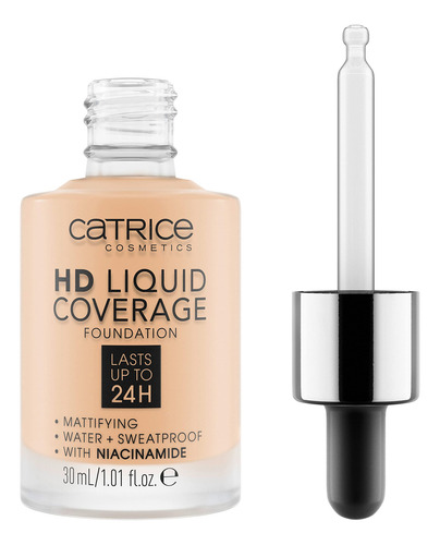 Base Catrice Hd Liquid Coverage 005, Color Beige