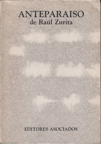 Atipicos Chile Poesia Raul Zurita Anteparaiso 1a Edicion 