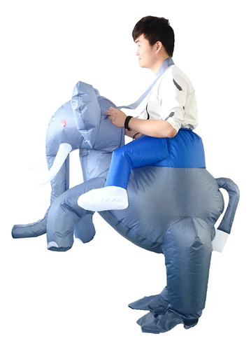 Disfraz De Elefante Inflable, Vestido De Cosplay Para Fiesta